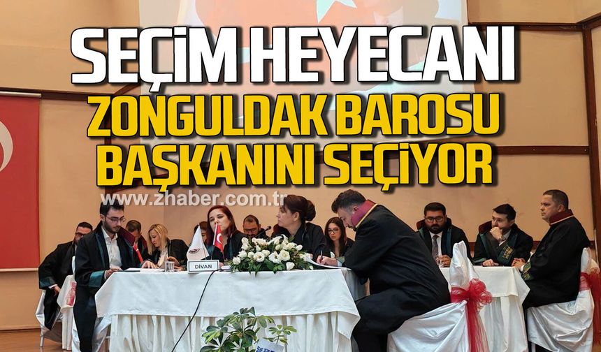 Zonguldak Barosu'nda seçim heyecanı. Başkan kim olacak?