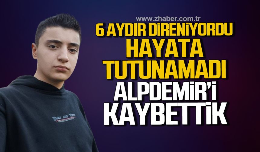 18 yaşındaki Alpdemir Güney'i kaybettik