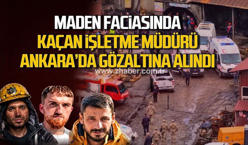 Maden faciasında işletme müdürü gözaltına alındı