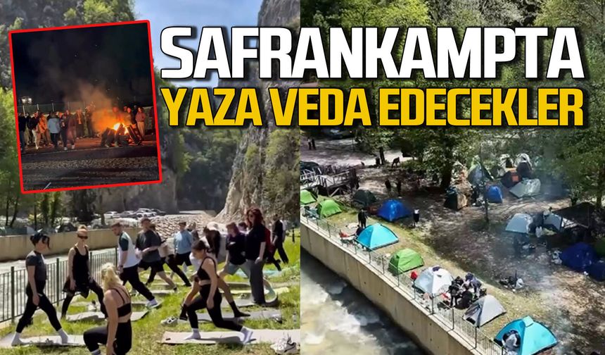 Safrankamp yaza veda kampına davet var