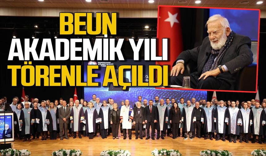 Zonguldak Bülent Ecevit Üniversitesi Akademik yılı törenle açıldı
