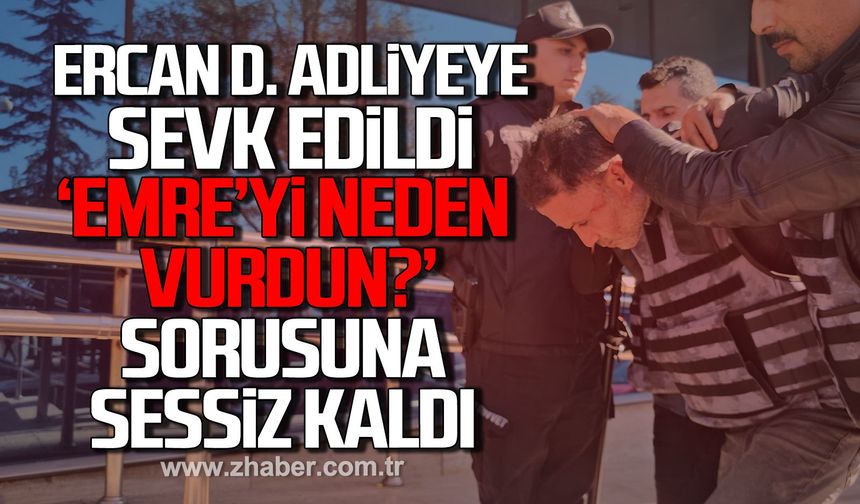 Eşini ve araya giren genci vuran şüpheli adliyeye sevk edildi