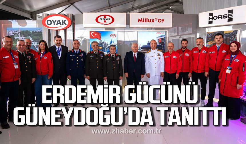 Erdemir, stratejik çelik üretim gücünü TEKNOFEST Güneydoğu’da tanıttı