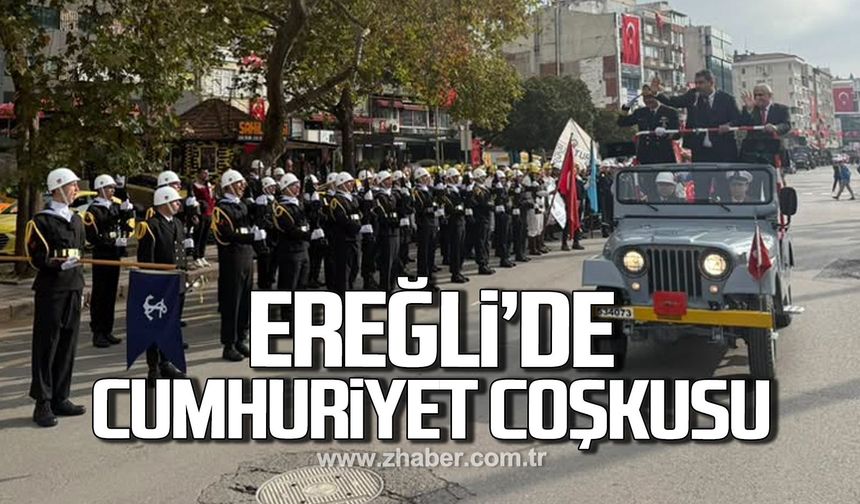 Kdz. Ereğli'de Cumhuriyet Bayramı coşkuyla kutlandı