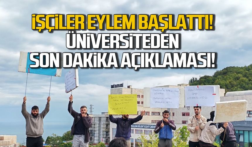 Üniversiteden İşçi Eylemi Açıklaması