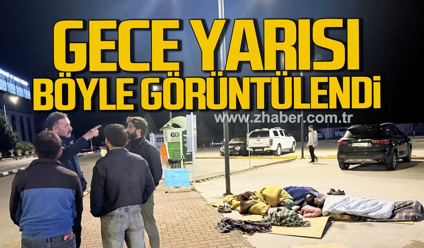 Mustafa Çağlayan hastane önünde eylem yapan işçileri ziyaret etti.
