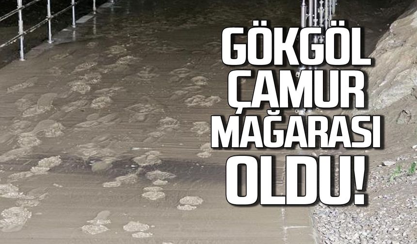 Gökgöl, çamur mağarası oldu