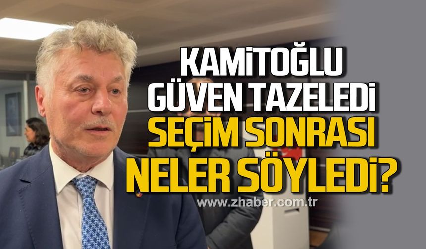 Çaycuma TSO'da Zekai Kamitoğlu güven tazeledi