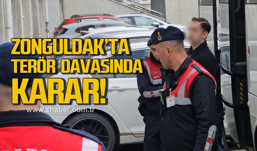 Zonguldak'ta ter*r operasyonu! Mahkemeye çıkarıldılar
