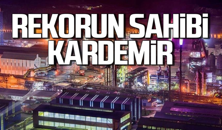 Rekorun sahibi KARDEMİR oldu