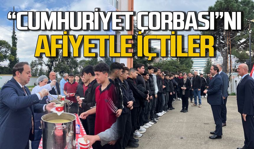 Zonguldak’ta geleneksel "Cumhuriyet Çorbası" etkinliği düzenlendi