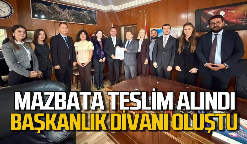 Zonguldak Barosu’nda yeni dönem: Mazbatayı aldılar görev dağılımı yaptılar