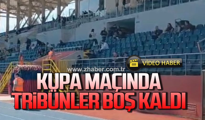 Karaelmas'ta sessizlik! Tribünler boş kaldı