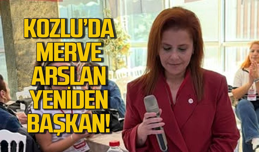 Yeni Parti Kozlu'da Merve Arslan yeniden başkan