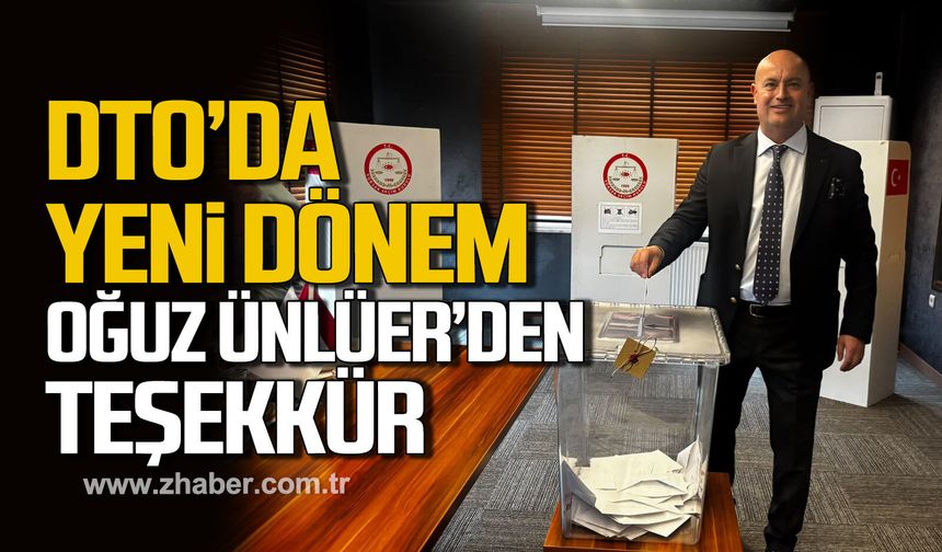 Oğuz Ünlüer'den teşekkür
