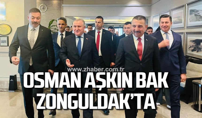 Gençlik ve Spor Bakanı Dr. Osman Aşkın Bak Zonguldak'ta
