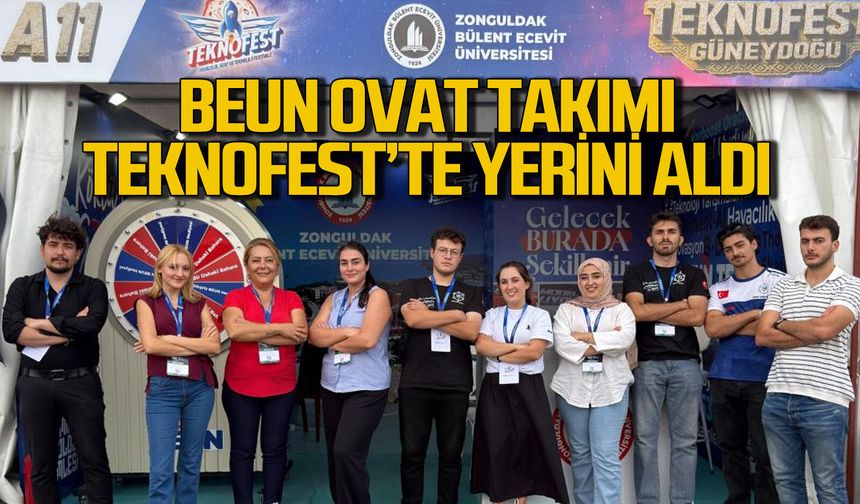 BEUN OVAT takımı TEKNOFEST'te yerini aldı