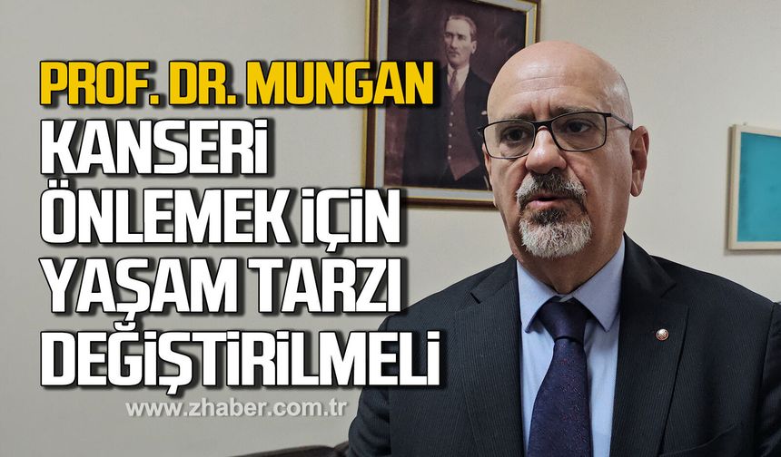 Prof. Dr. Mungan'dan kanserden korunmak için doğal beslenme ve D vitamini uyarısı