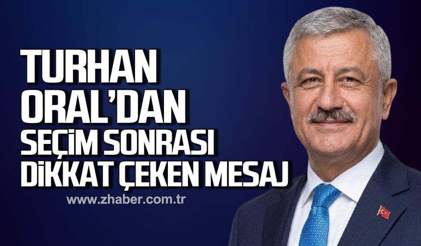 Turhan Oral’dan Devrim Dural’a tebrik mesajı