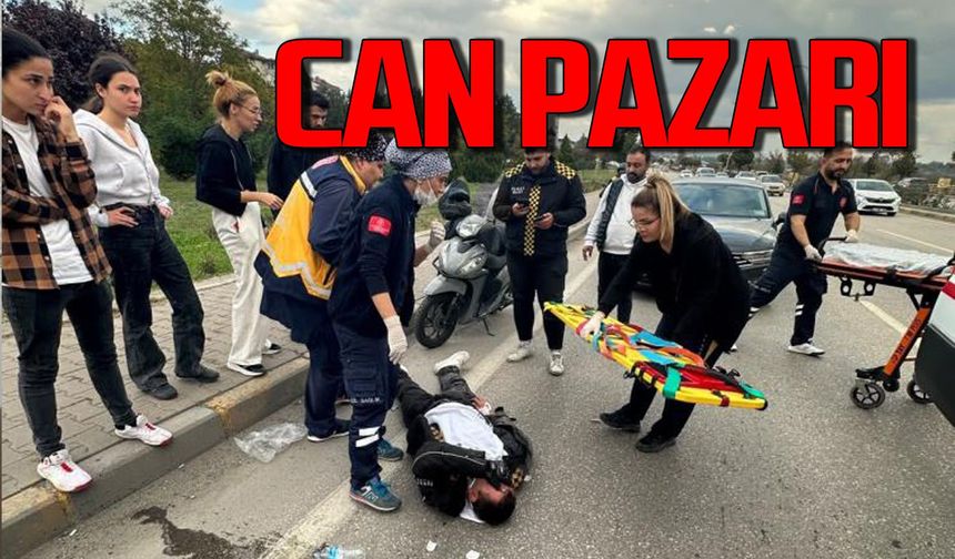 Kontrolden çıkarak devrildi: Sağlık ekipleri zamanla yarıştı