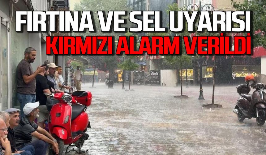 Zonguldak, Bartın ve Karabük için alarm verildi