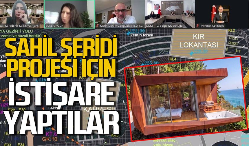 Sahil şeridi projesi için kapsamlı istişare toplantısı yapıldı