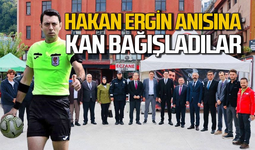 Hakan Ergin anısına kan bağış kampanyası düzenlendi