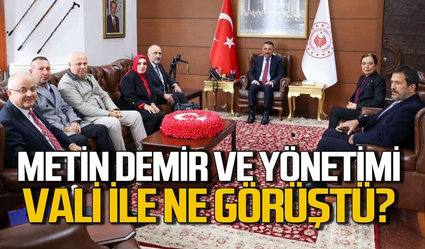 Zonguldak TSO yönetimi Vali Osman Hacıbektaşoğlu ile ne görüştü?