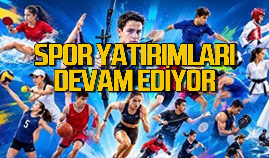 Zonguldak’ta gençlik ve spor yatırımları devam ediyor