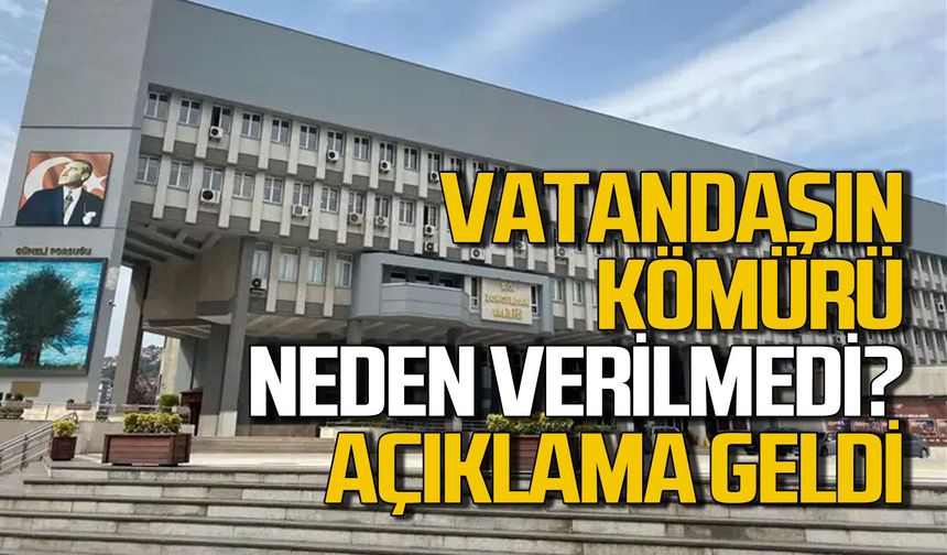 Zonguldak Valiliği’nden Z Haber’e açıklama geldi: Vatandaşın kömürü neden verilmedi?