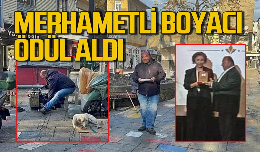 Ayakkabı boyacılığı yapıyordu, merhametiyle ödül aldı