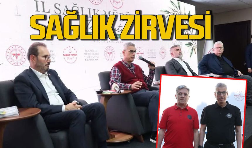 İl Sağlık Müdürleri toplandı Mustafa Özkan Gün Zonguldak’ı temsil etti