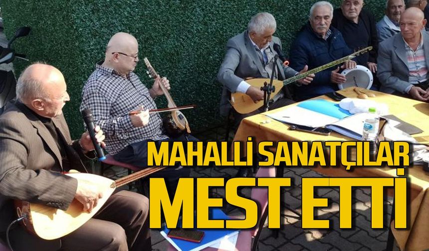 Mahalli sanatçılar Çaycuma'da buluştu