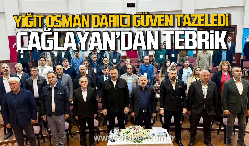 Yiğit Osman Darıcı güven tazeledi. Mustafa Çağlayan'dan tebrik.
