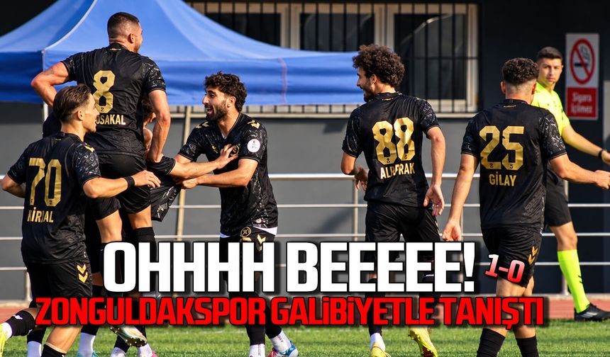 Oh be Zonguldakspor galibiyetle tanıştı….1-0