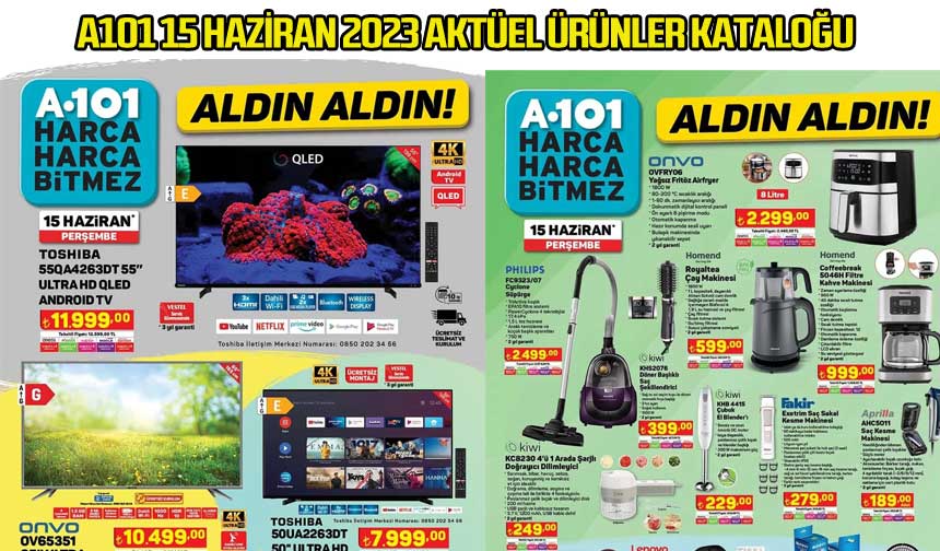 A101 15 Haziran 2023 Aktüel Ürünler Kataloğu
