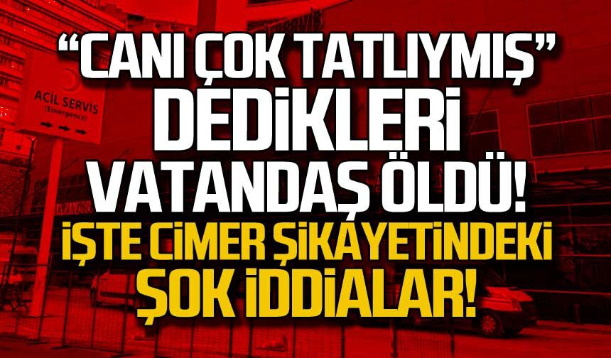 Zonguldak ADH’de yaşanan ölüm ve ihmal iddiaları şok etti!