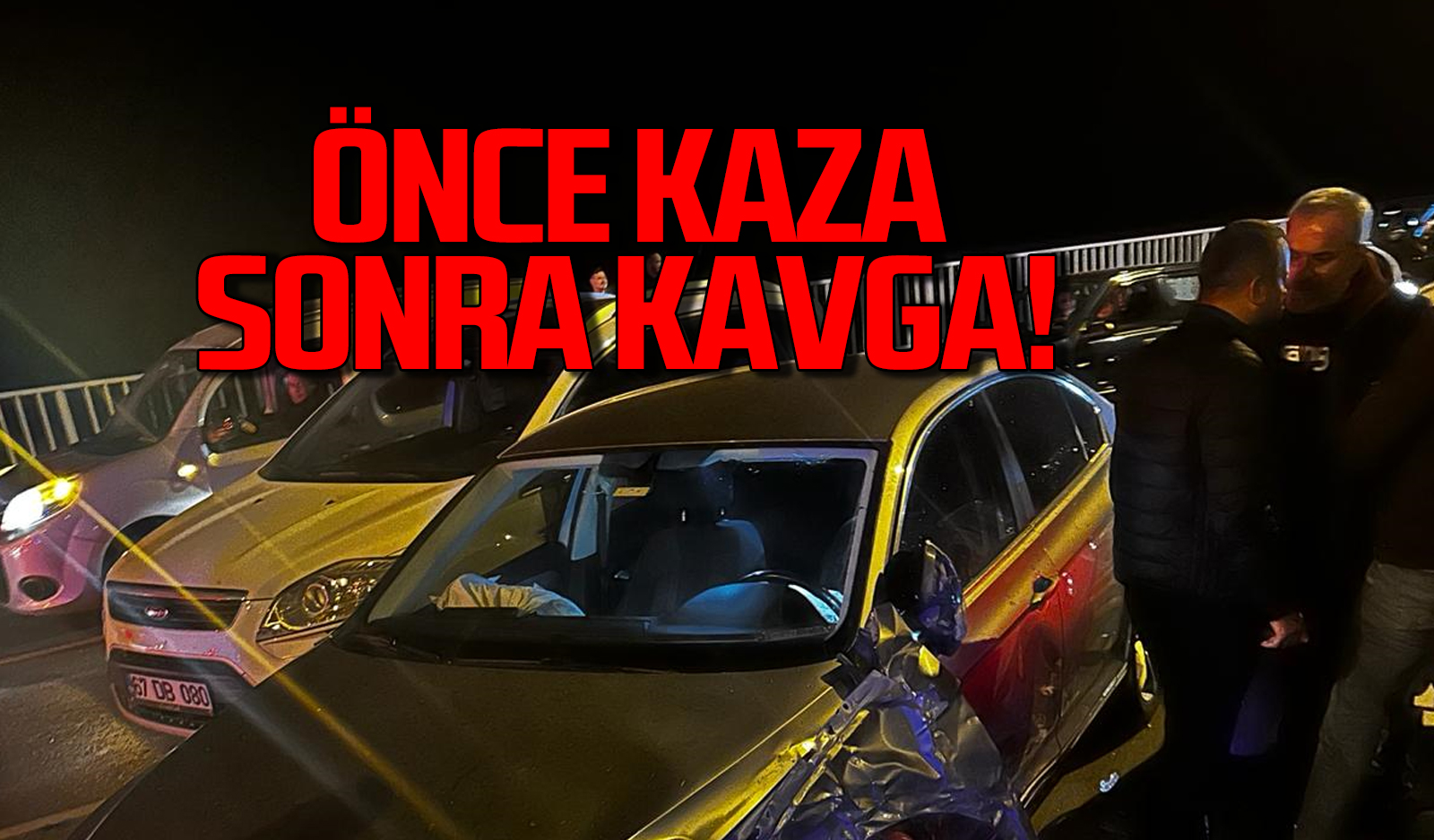 Kozlu'da önce Kaza Sonra Kavga!