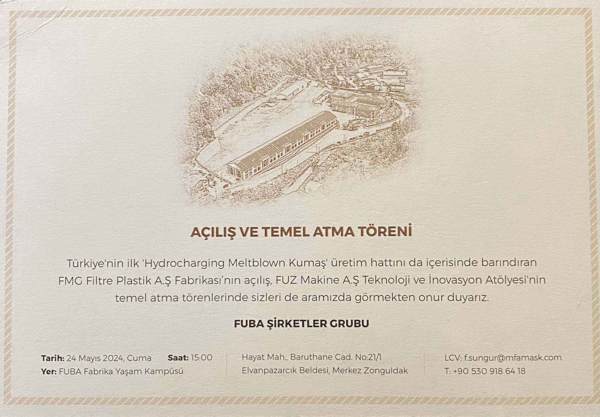 MFA AÇILIŞ DAVETİYE