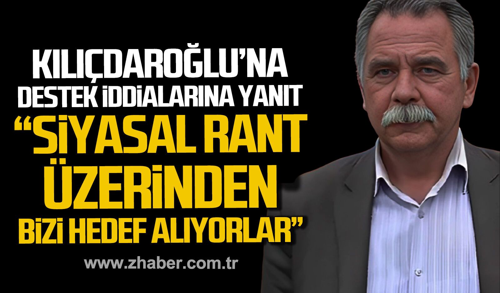 Erol Sarıal'dan Kemal Kılıçdaroğlu'na destek iddialarına yanıt. "Bizi hedef alıyorlar"