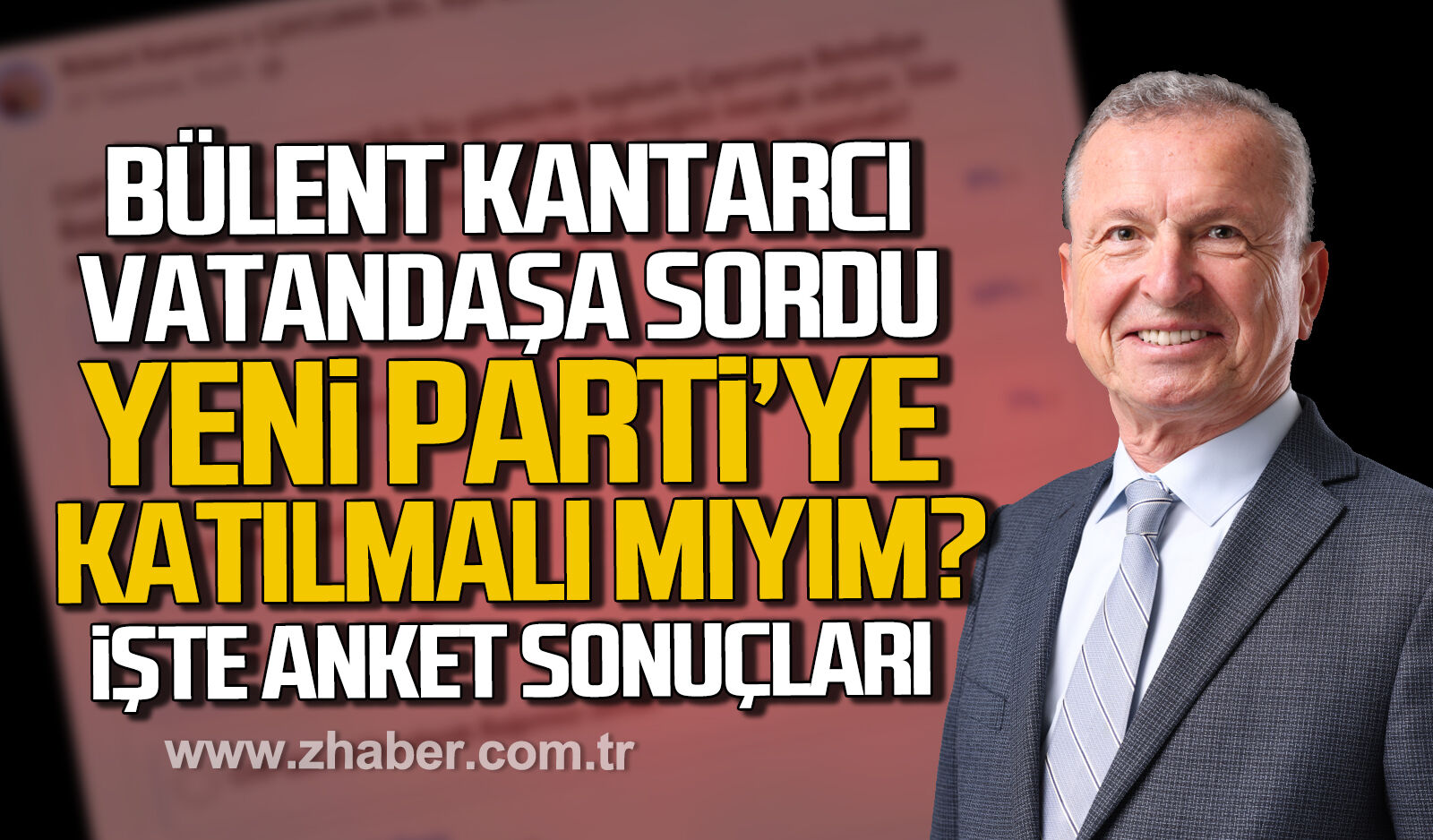 Bülent Kantarcı sordu. Yeni Parti'ye katılmalı mıyım?