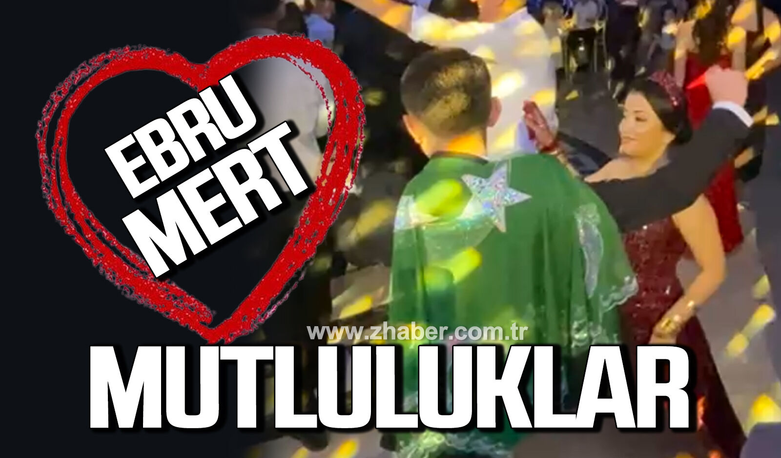 Ebru ile Mert ömür boyu ‘evet’ dedi
