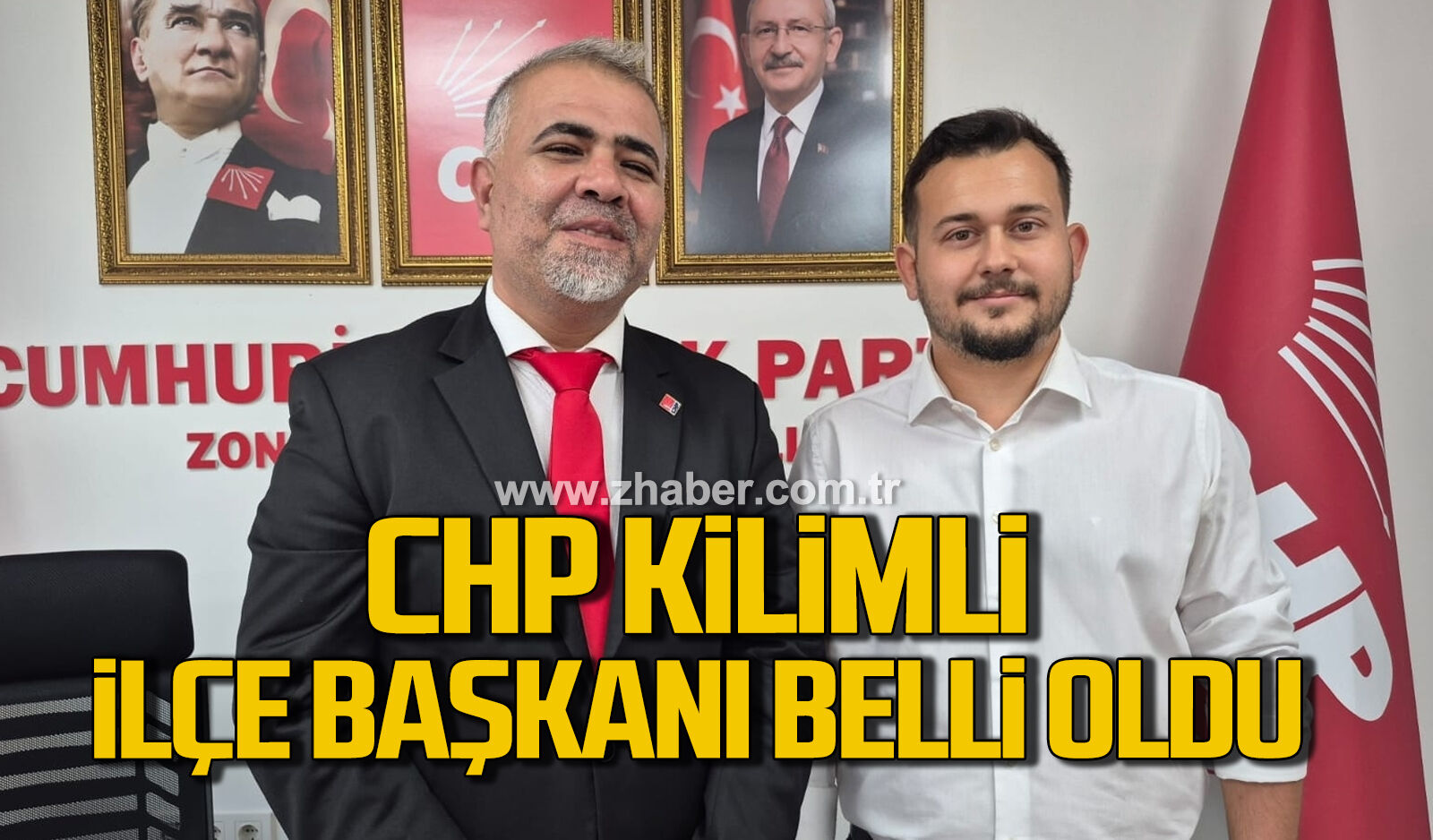 CHP Kilimli’de yeni dönem: Berkay Kesim göreve başladı