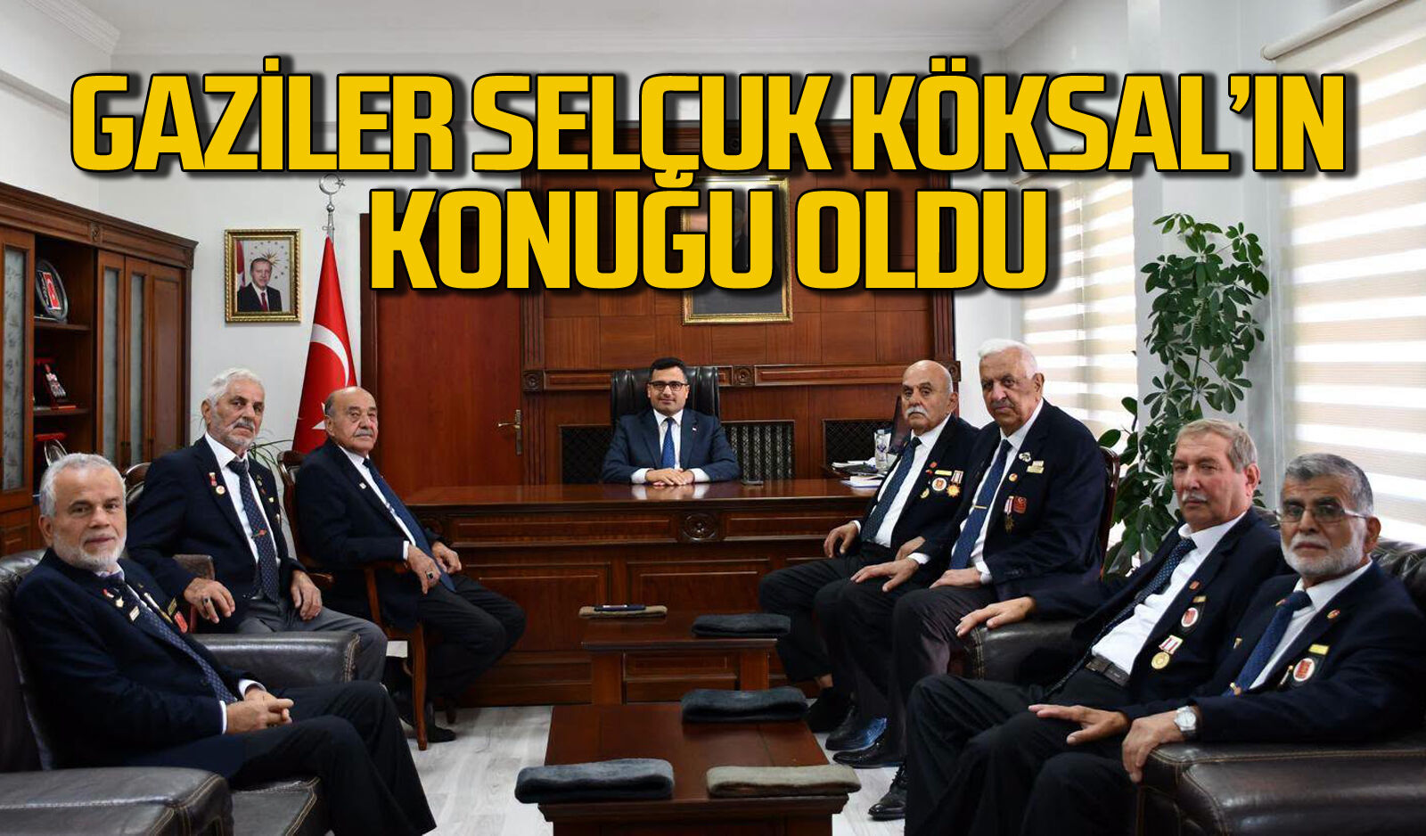 Gaziler, Selçuk Köksal’ın konuğu oldu