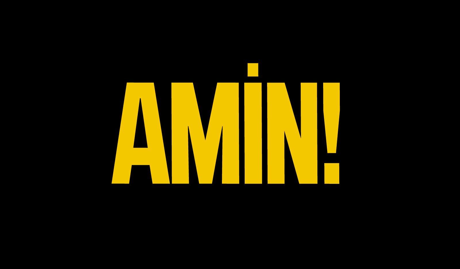 Amin!