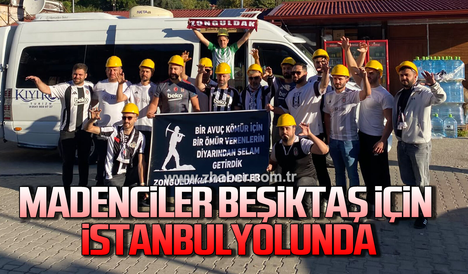 Madenciler Beşiktaş maçı için İstanbul yolunda