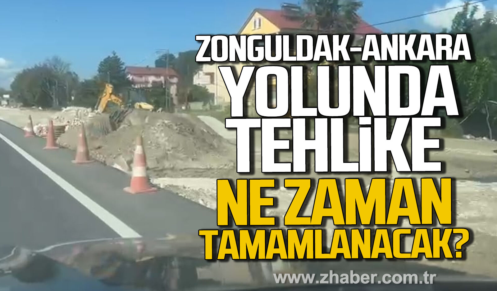 Deniz Yavuzyılmaz’dan Zonguldak-Ankara yolunda tehlike uyarısı.