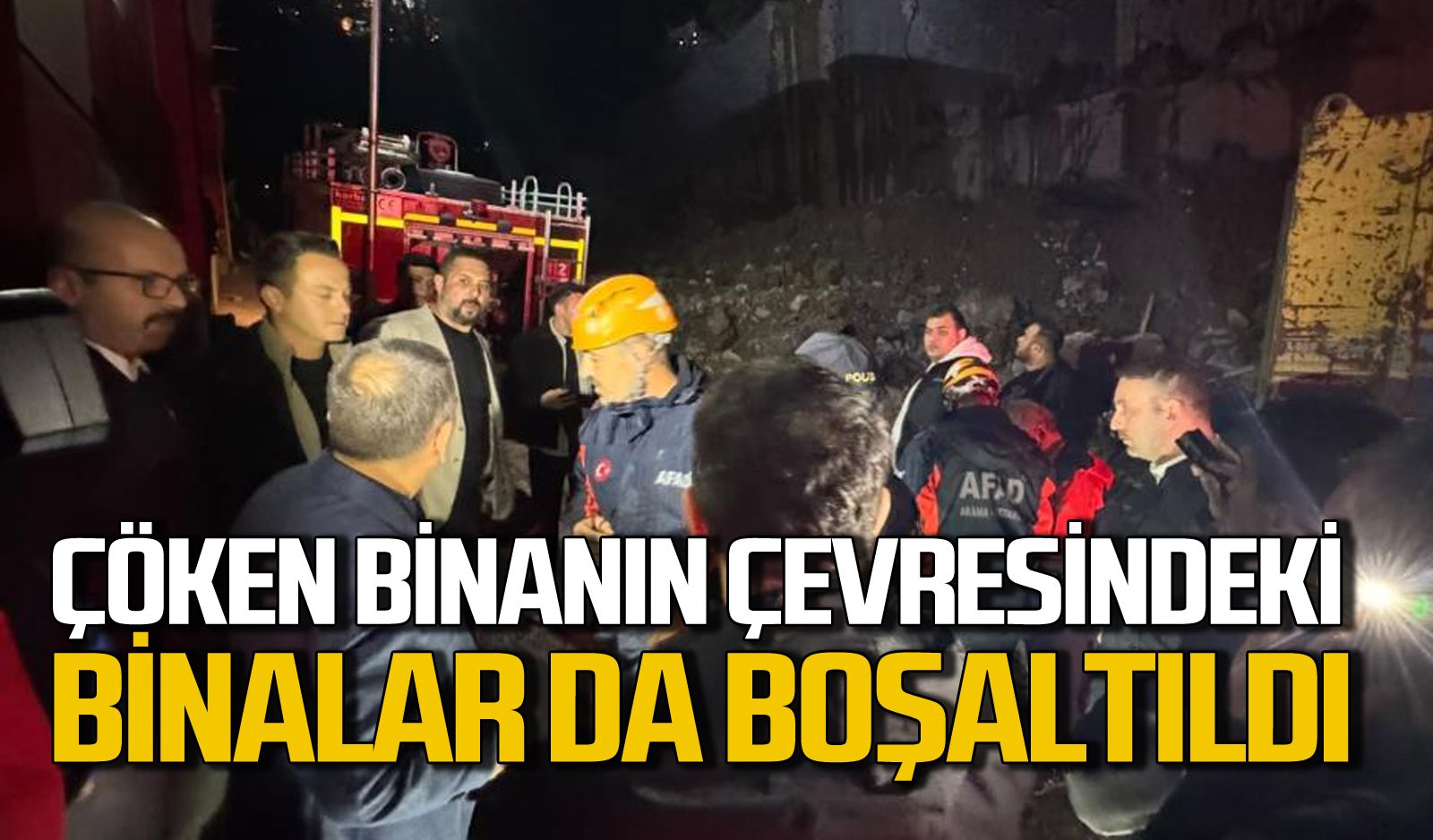Zonguldak’ta heyelan bölgesinde evler boşaltıldı