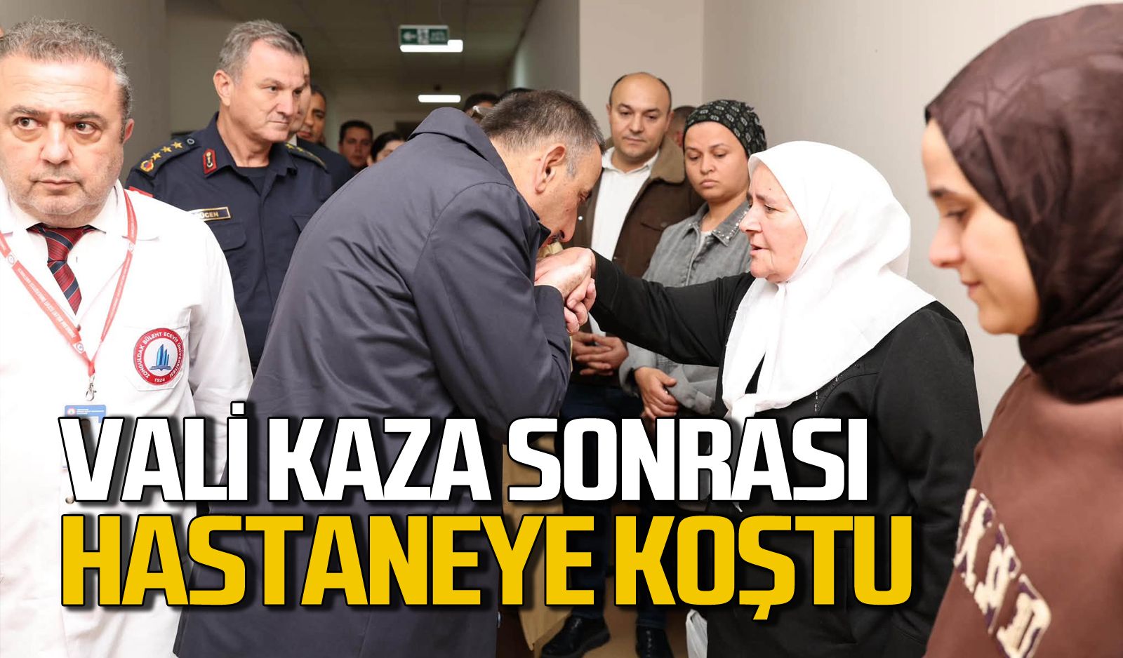 Vali kaza sonrası hastaneye koştu: Yaralıların durumu hakkında bilgilerini aldı